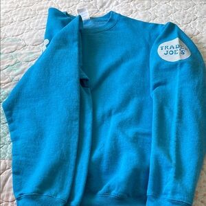 Vibrant Blue Trader Joe’s Crewneck Sweatshirt